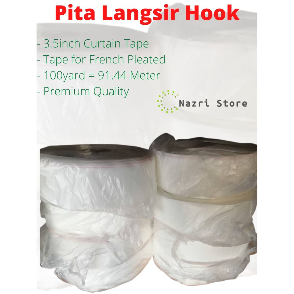 {Wholesale} Premium Curtain Tape French Pleat 3.5in Curtain Tape/Tape