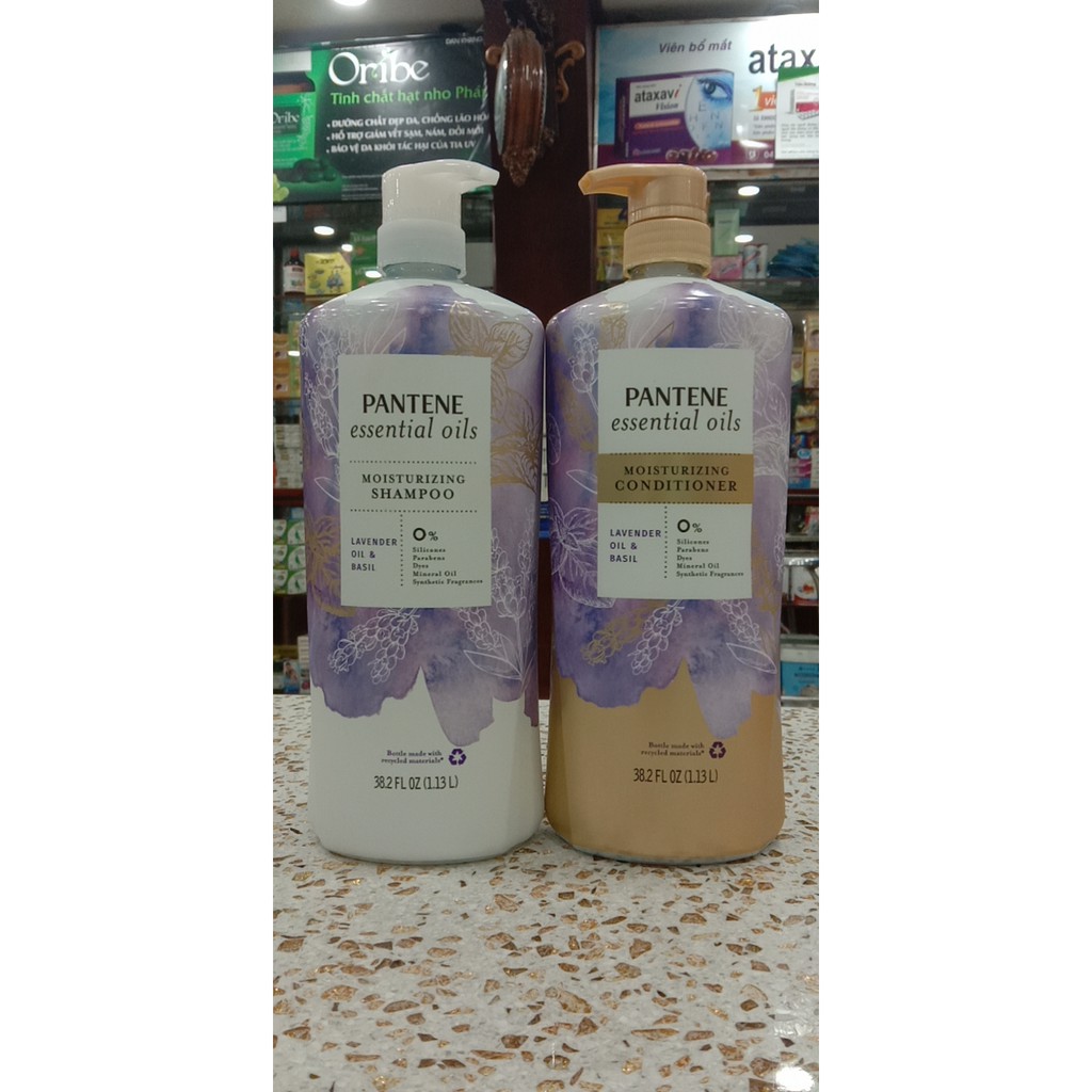 Pantene Essential & Lavender Oil Shampoo Set Shopee Malaysia
