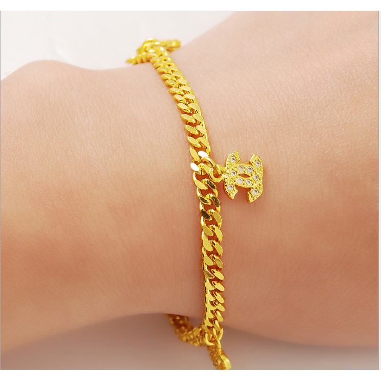  Gelang  tangan  emas 916 tulen Shopee Malaysia