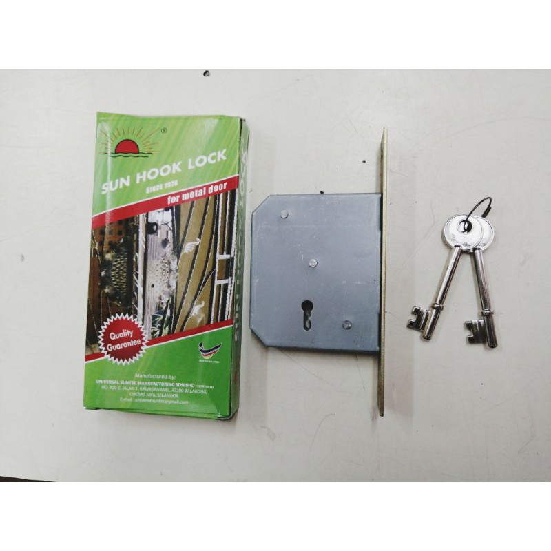 [🇲🇾 READY STOCK] Sun Hook Grill Lock for Metal Door / Lock Pintu Grill