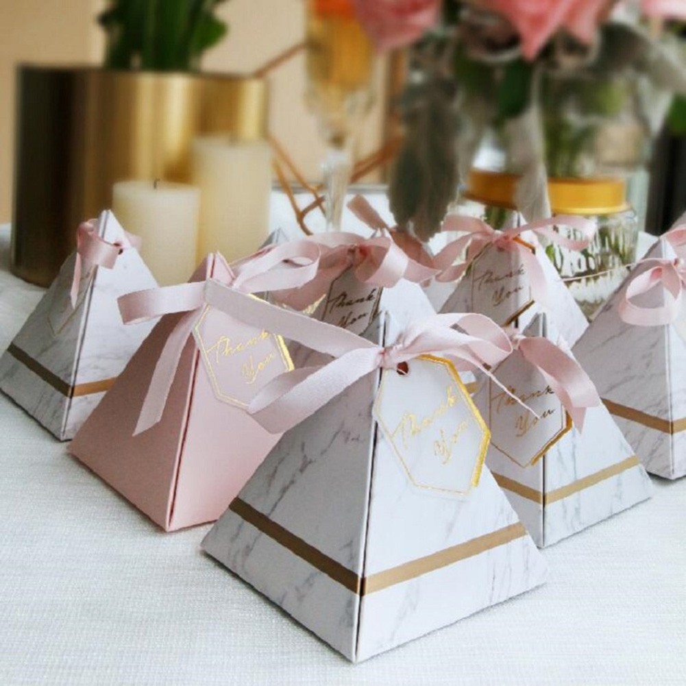10/50/100pcs Bird Ribbon Wedding Favors Party Sweets Candy Gift Paper Box Cage H 