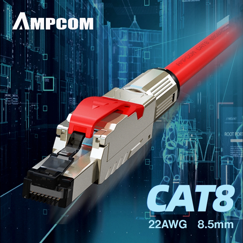Cat8 Patch Cable S/FTP 22AWG Screened Solid Cable