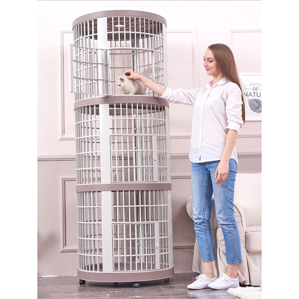 Pet Bank 2 3 Tier Tingkat Cat Cage Sangkar Kucing Pets Cages House