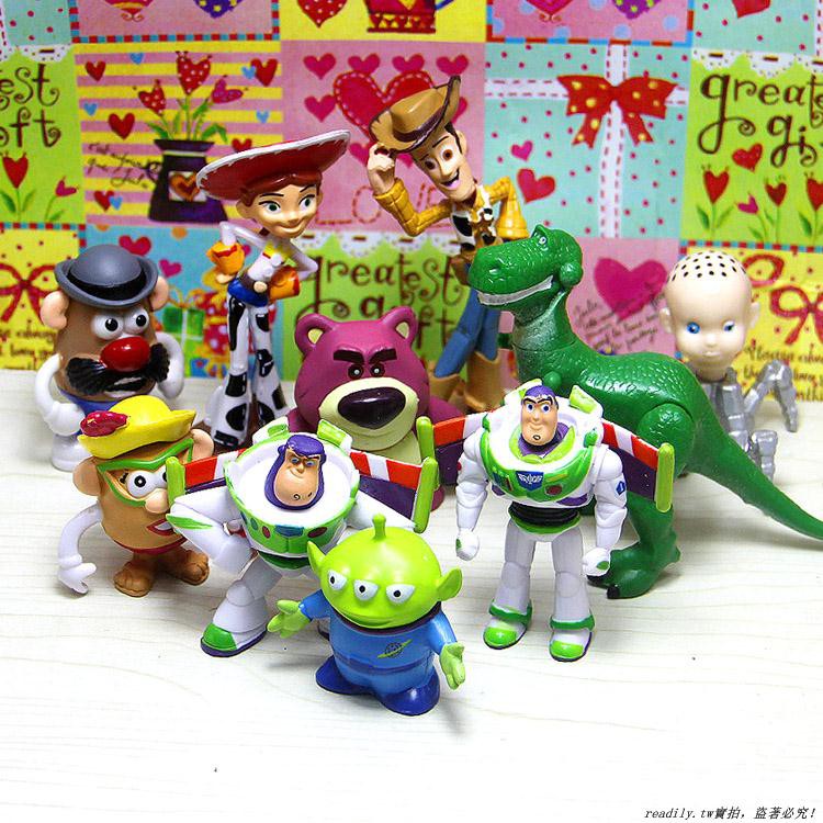 Discount 10pcs Toy Story Buzz Woody Jessie Toy Doll Decoration