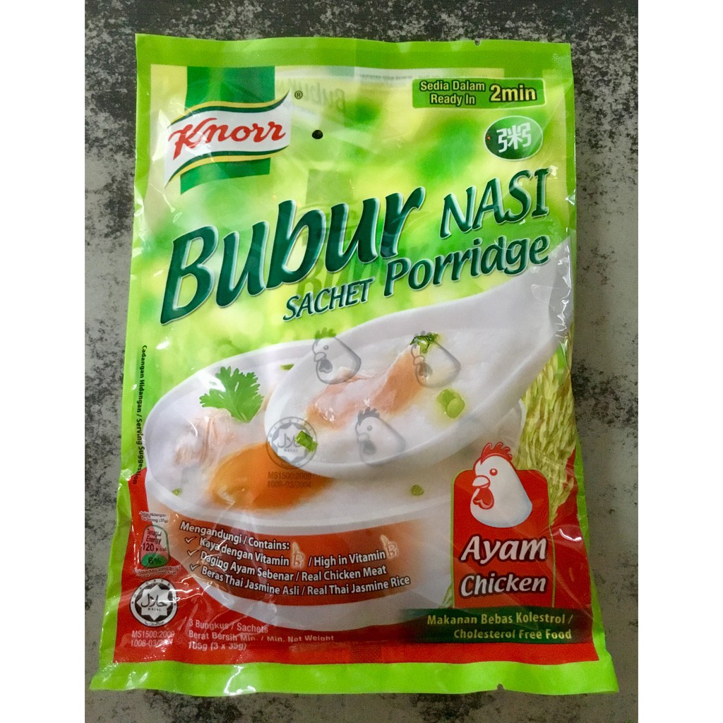 Knorr Bubur Nasi 3pkt X 35g Shopee Malaysia