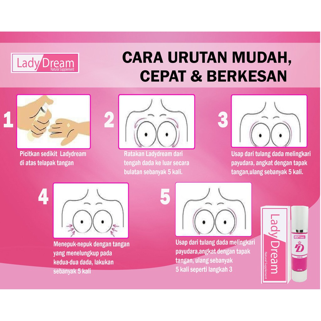 Jamu Gadis Ladydream Ubat Pil Hormon Besarkan Payudara Besar Montok Tegang Berkesan Jamu Wanita Ketat Shopee Malaysia