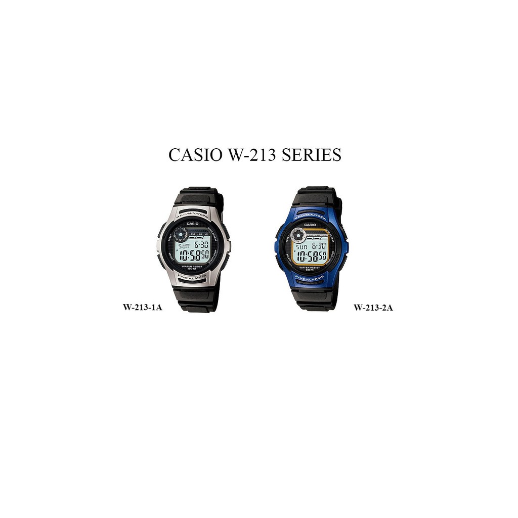 [ORIGINAL] CASIO STANDARD DIGITAL W213 SERIES Shopee Malaysia