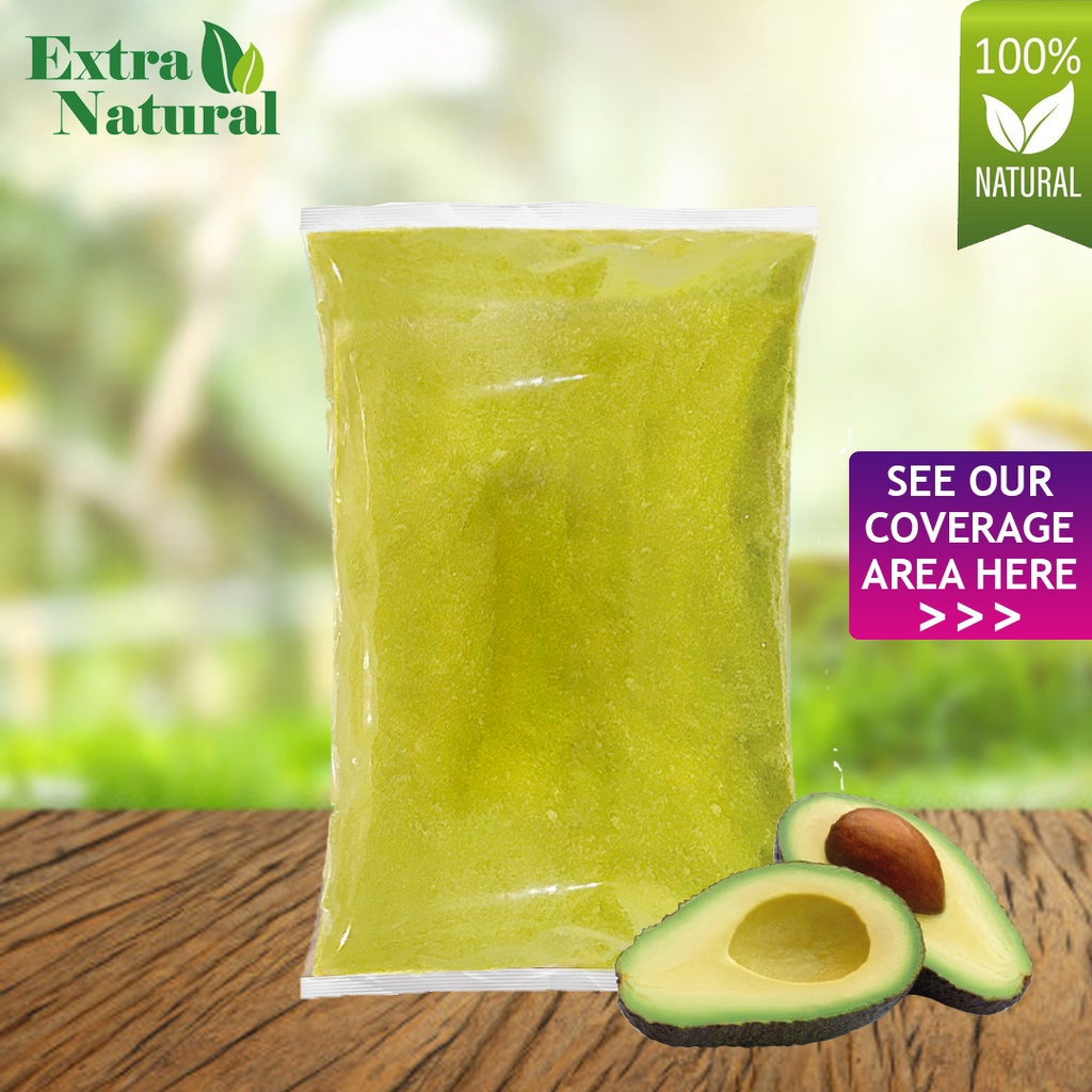 [Extra Natural] Frozen Avocado Puree [Alpukat] (PM 1ST FOR OUTSTATION