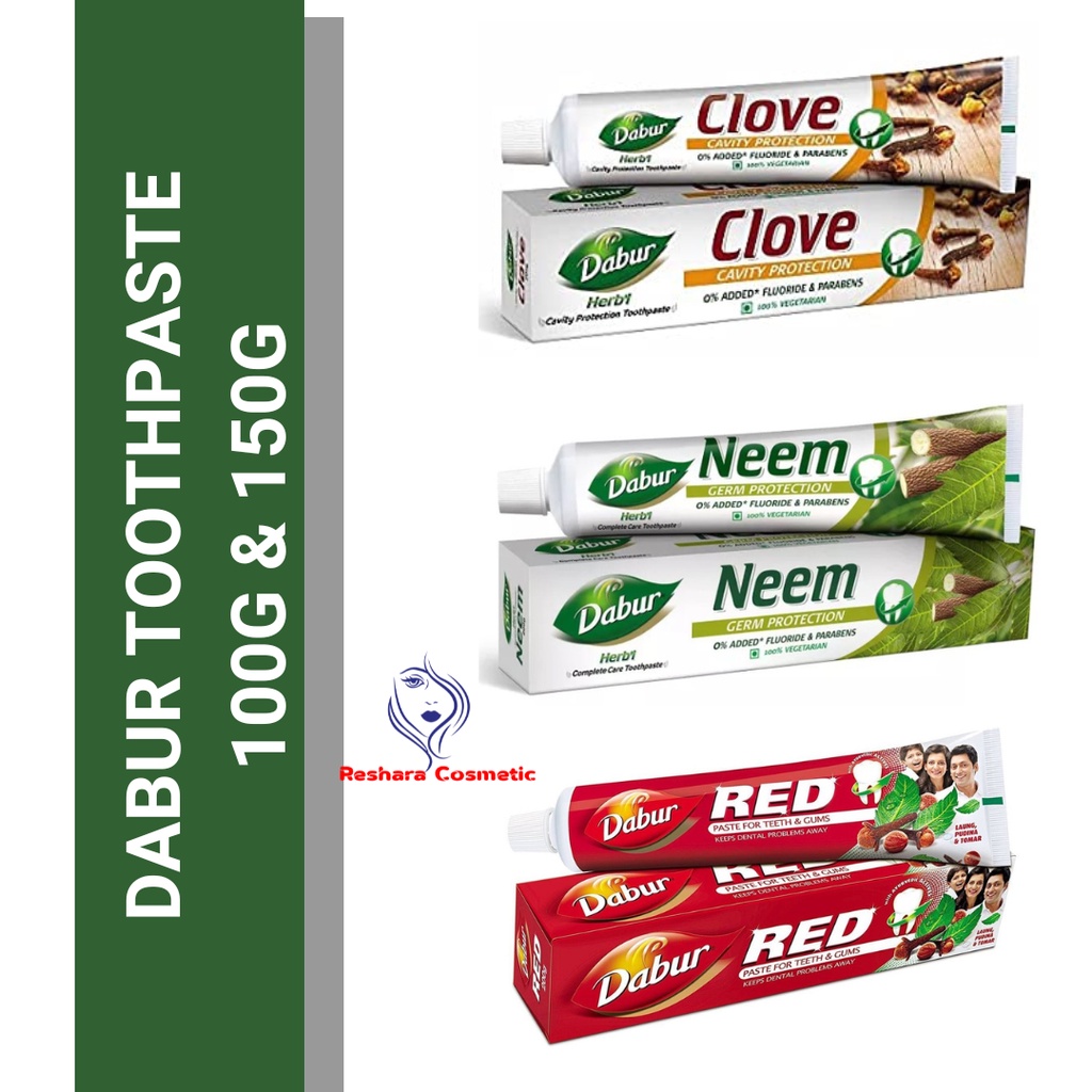 Dabur Herb'l Neem & Clove Toothpaste 150g Dabur Red Ayurvedic