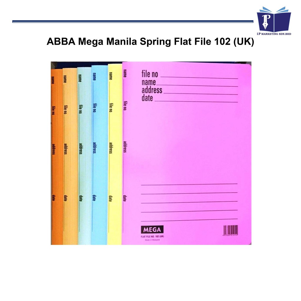 ABBA Mega Manila Spring Flat File 102 (UK) Shopee Malaysia