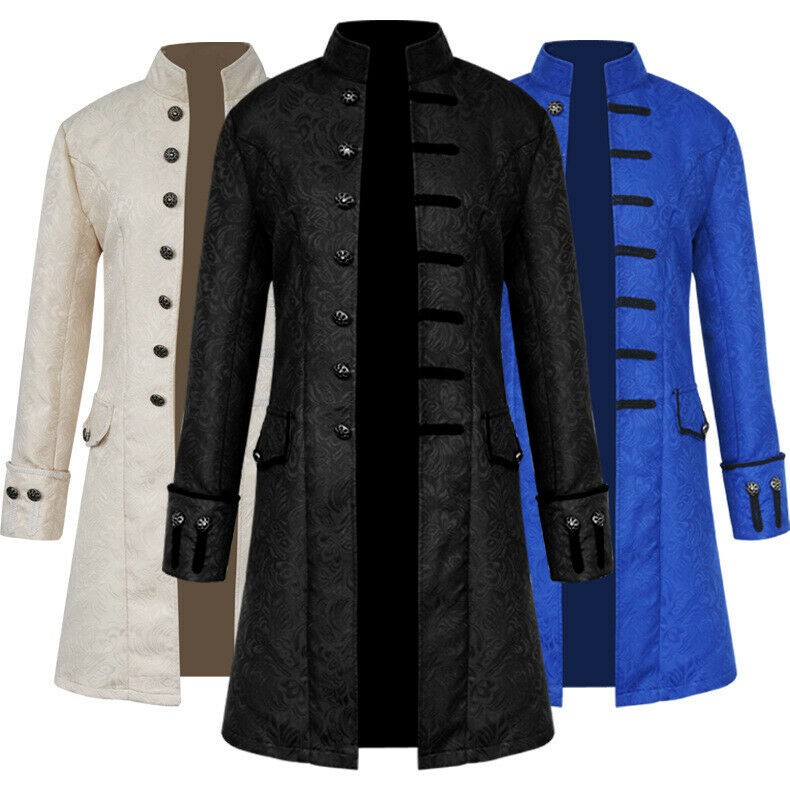 Vintage Mens Steampunk Tailcoat Jacket Gothic Victorian Frock Coat Cosplay Suit Shopee Malaysia - roblox tailcoat