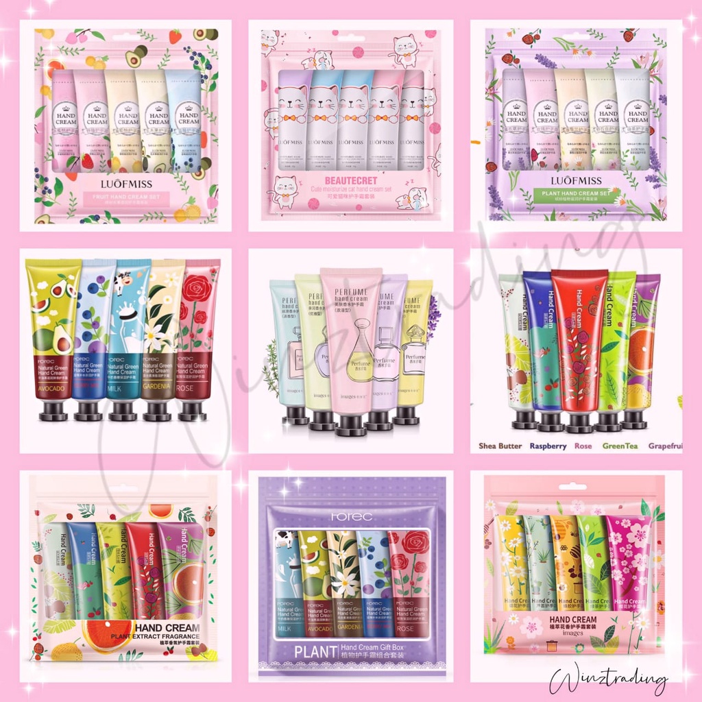 Bioaqua Rorec Losyen Tangan GIFT SETS HandCream Lotion Goodies Kahwin & Birthday Handcream