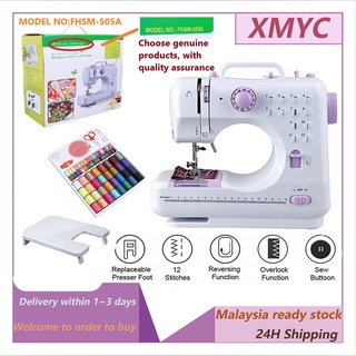 Clearnce Sales  Mesin Jahit Sewing Machine Portable Mini Sewing Machine portable sewing machine 505A Pro 12 Needle