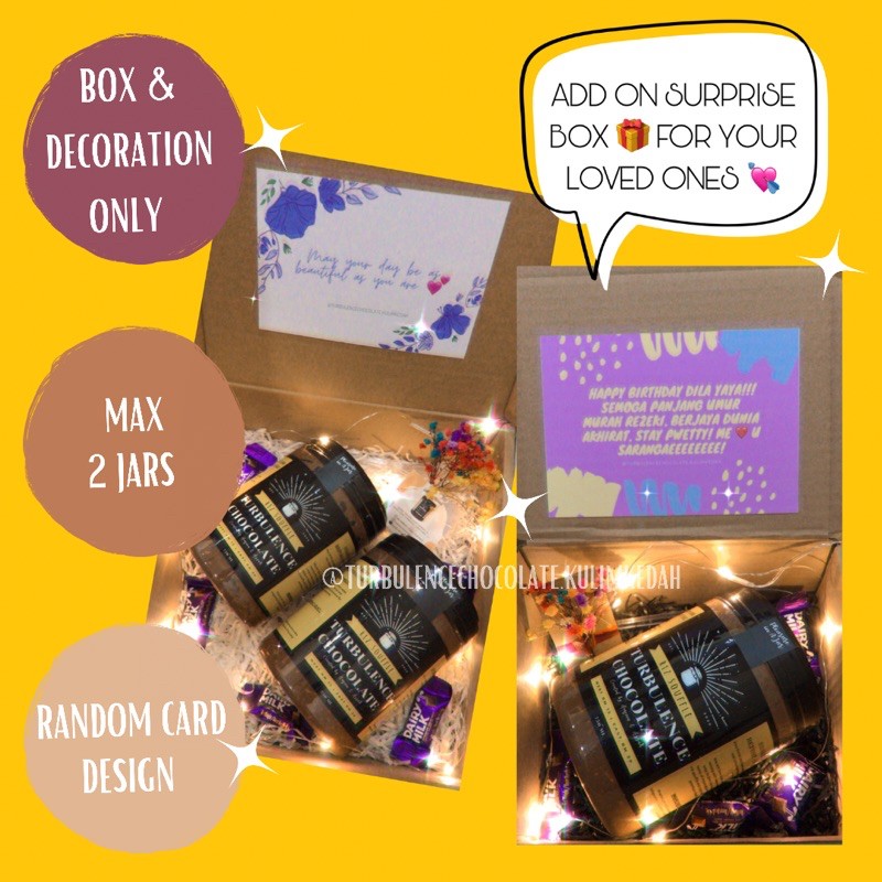 Buy [ADD ON SAHAJA] SURPRISE BOX TURBULENCE CHOCOLATE 