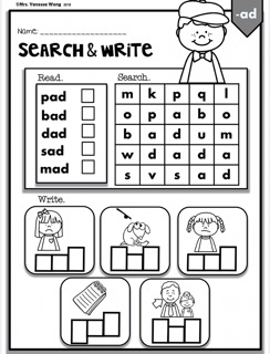 printable phonics worksheets cvc fluency bundle kindergartenfirst grade shopee malaysia