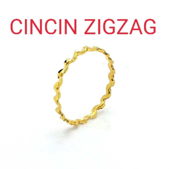 แหวนผ หญ ง The Produk Asli Tidak Luntur Cincin Emas Pasir Vietnam Warisan Kuno Wanita Sederhana Polos Halus
