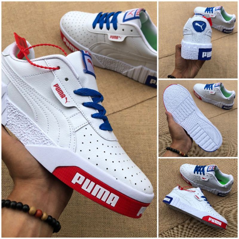 puma cali red and blue