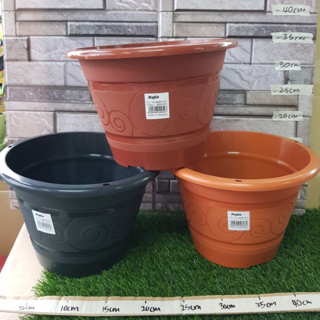 BABA GARDENING PLASTIC POT  3469B 3471A 3470A PASU PLASTIK  