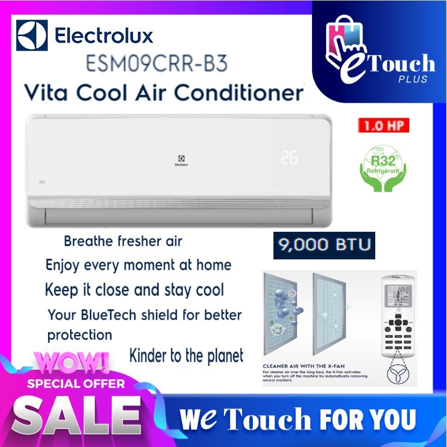 Electrolux ESM09CRR B3  1 0HP R32 Vita Cool Non Inverter 