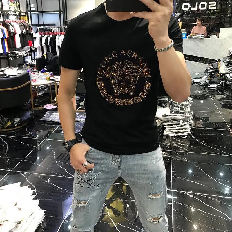 Men's Graphic Tshirt Tees Europe T shirt Fashion Tshirts Men Short-sleeved T shirt Men Tshirts