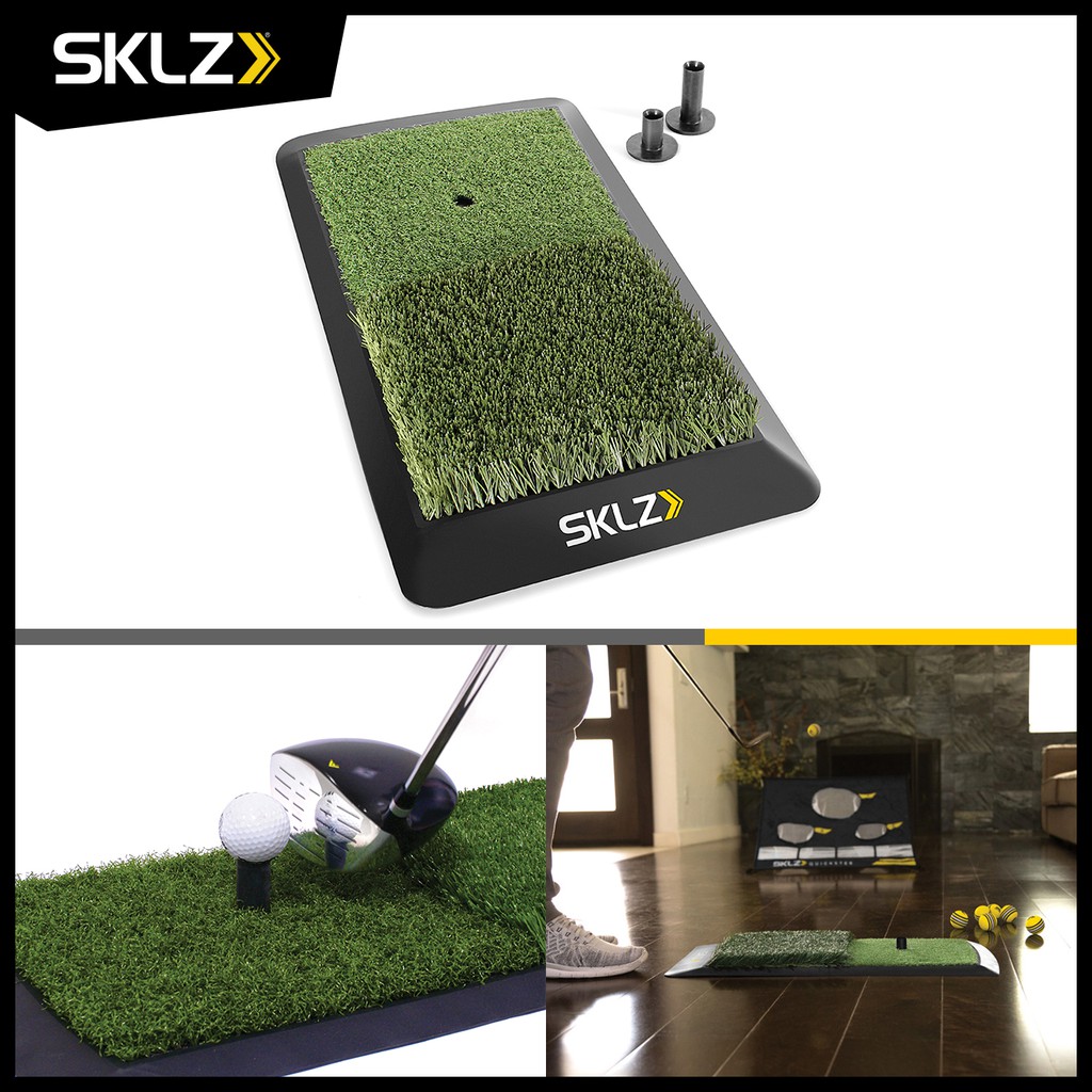 SKLZ-Launch Pad Golf Training Lawn Simulator Artificial Grass Drive Practice Mat Chip