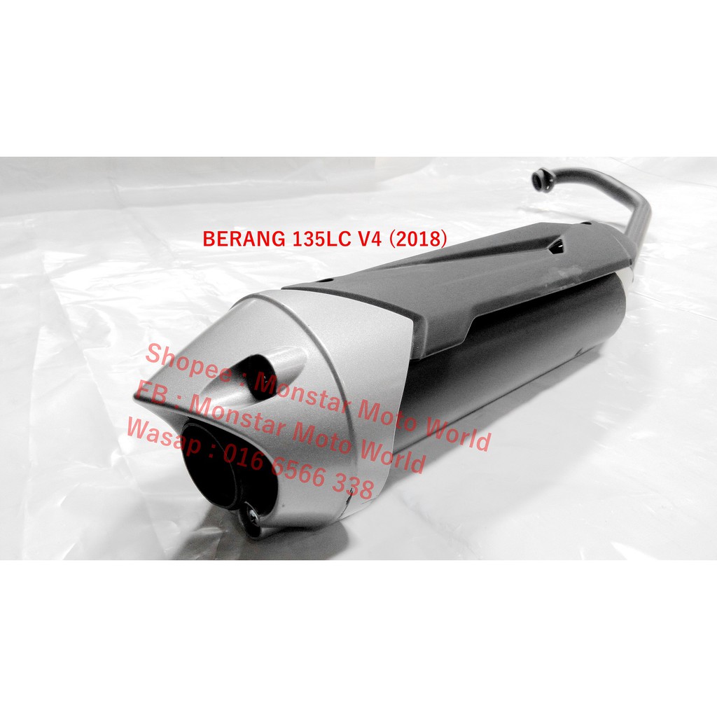 135lc Lc Lc135 V5 V6 V4 V3 V2 Racing Sport Std Open Exhaust Pipe Epower Berang Yamaha Lcv5 Shopee Malaysia