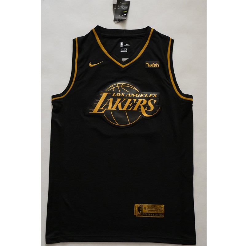 Lebron james lakers jersey black and gold online