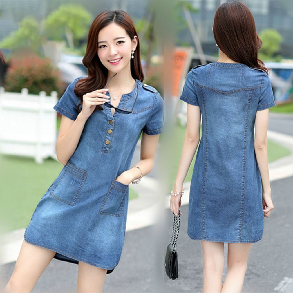 denim bodycon midi dress