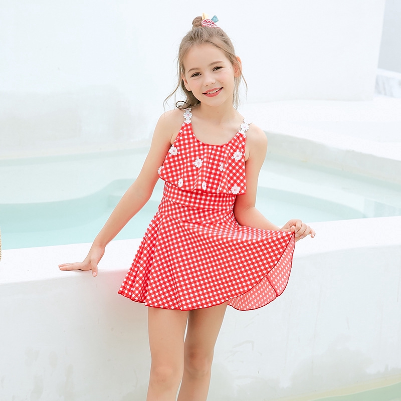 little girls swim dress