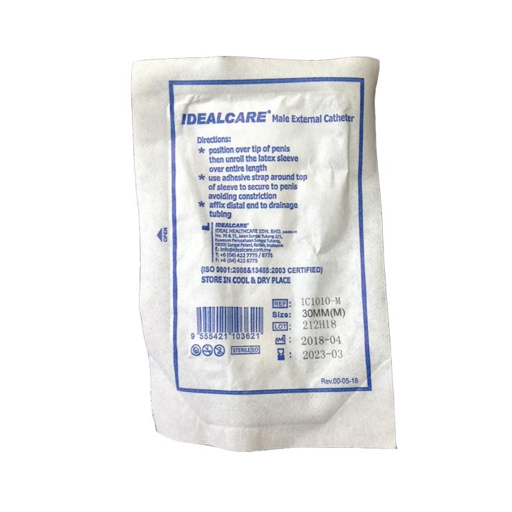 IDEALCARE Male External Catheter 30 mm | Shopee Malaysia