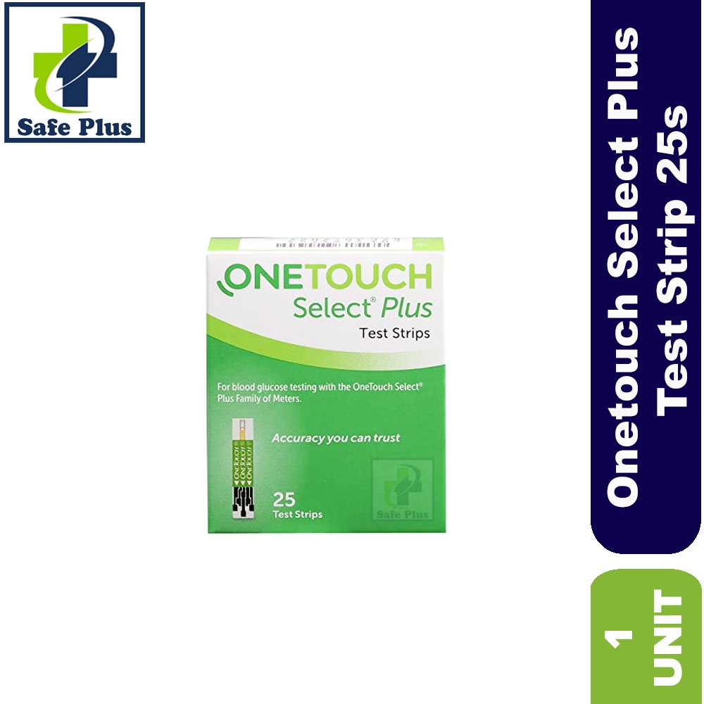 One Touch Test Strip Select Plus / Delica Lancet Shopee Malaysia