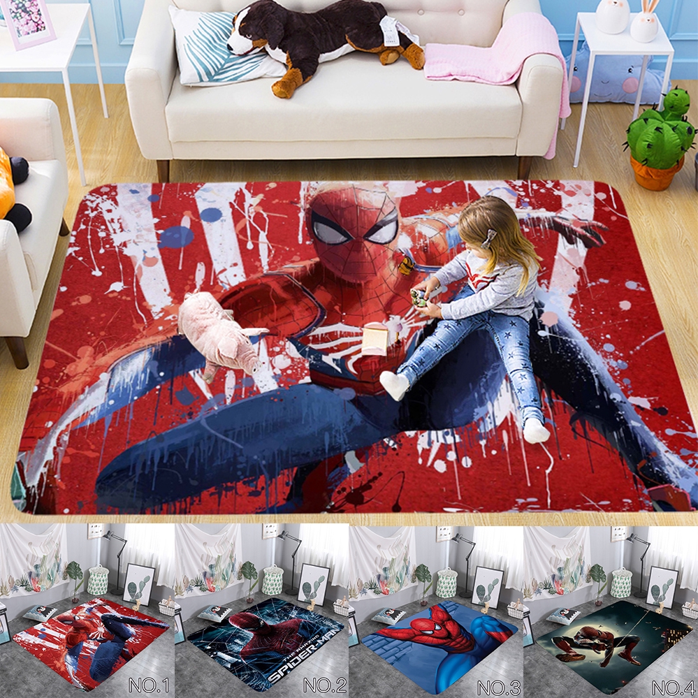 Carpet Spiderman Carpet Cool Rugs Marvel Carpet 3 Size Shopee