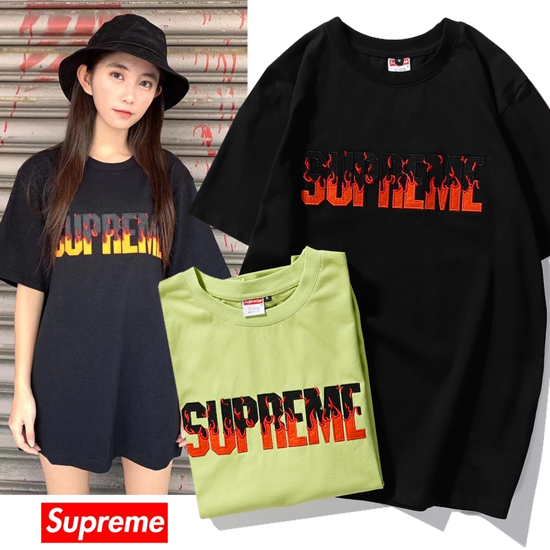 supreme flame shirt