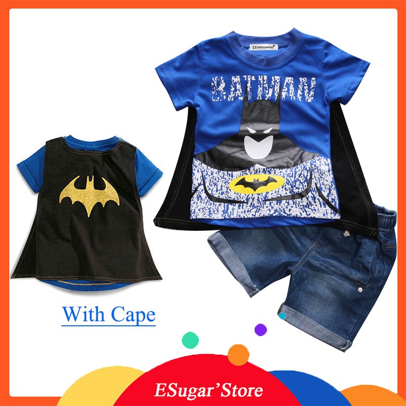 batman t shirt with cape toddler