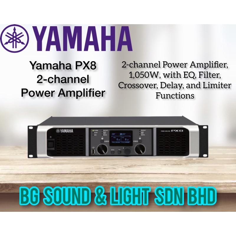 YAMAHA PX8 2Channel 800W 8OHM Power Amplifier ( PX8 / PX 8 ) Shopee