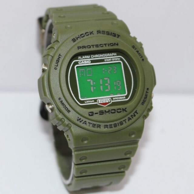 casio dw 5600 green
