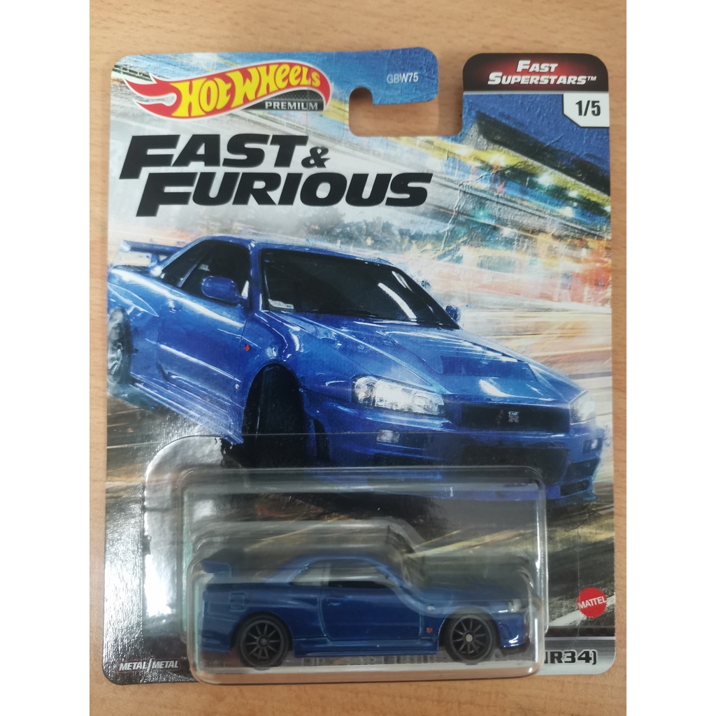 Hot Wheels Nissan Skyline R BNR Fast Furious Fast Superstars Shopee Malaysia