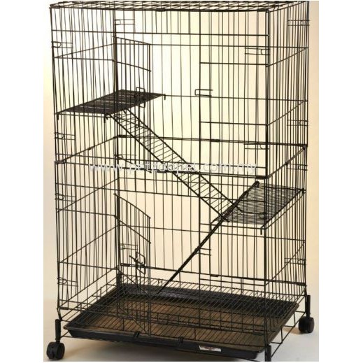 Buy 2 Level Cat Cage / Sangkar Kucing 2 Tingkat Iron  SeeTracker 