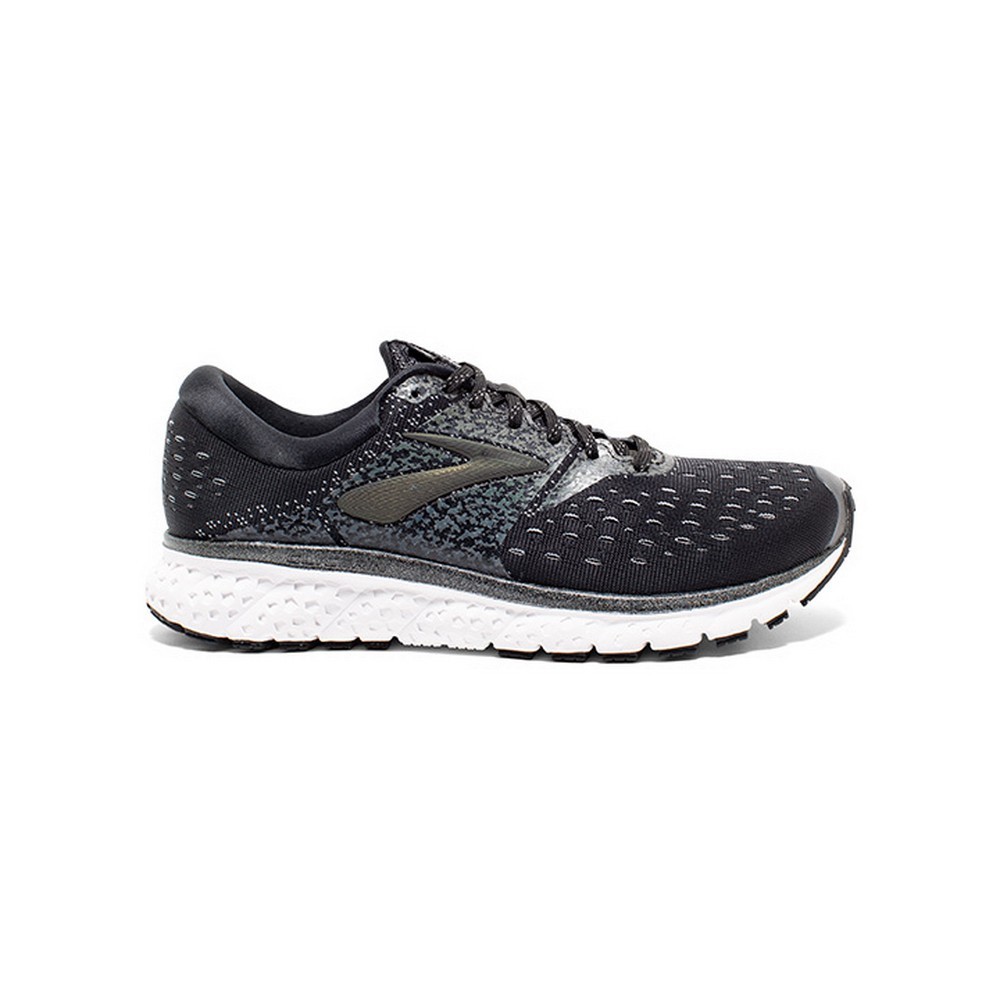 Brooks Glycerin 16 Reflective Black White Grey Women Running Shoes 120278 1B 