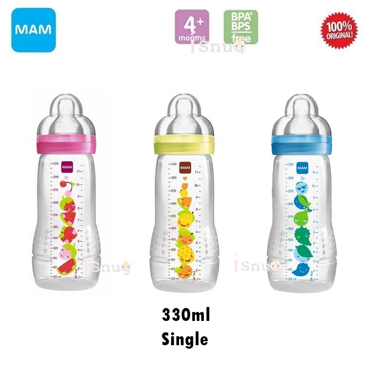 mam easy active baby bottle 330ml