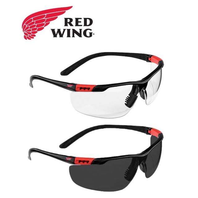 Red Wing 95213 Unisex Safety Glasses – Clear Lens/Smoke/Gray