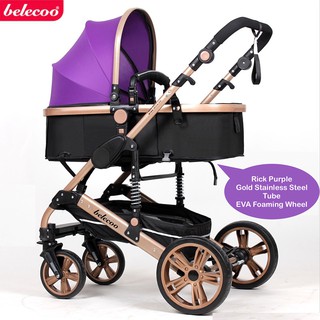 belecoo stroller purple