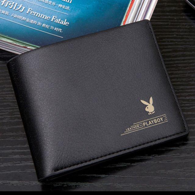 Famous Men Casual Leather Short Wallet Wallets the Best Gift