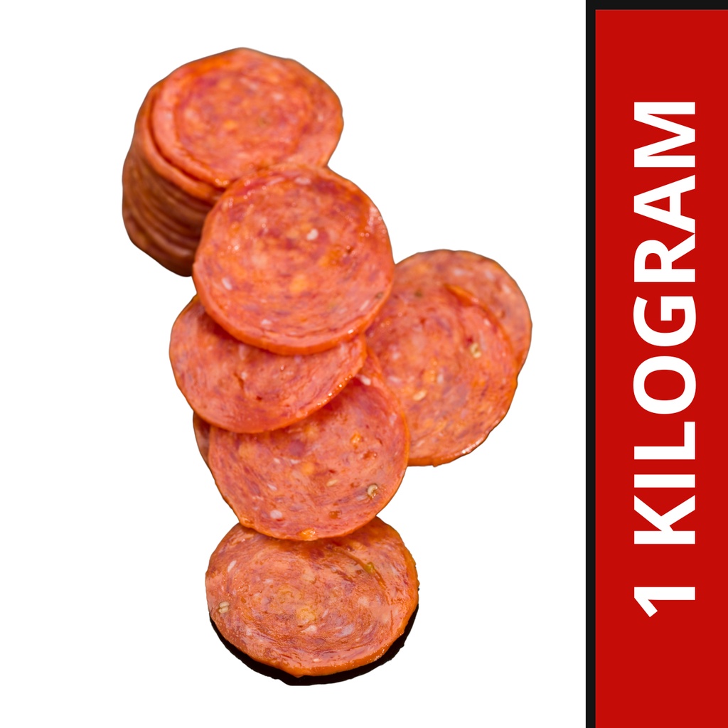 (Halal) Smoked Beef Pepperoni 1kg (slice) ASSB Grocery Shopee Malaysia