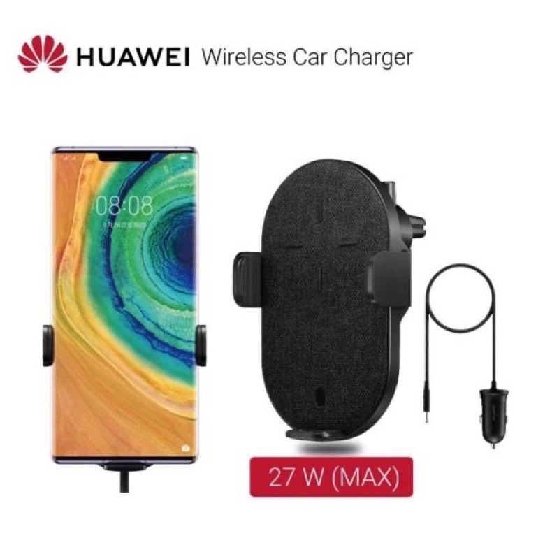 ‼️READY STOCK ‼️ HUAWEI SuperCharge Wireless Car Charger (Max 27W) 100