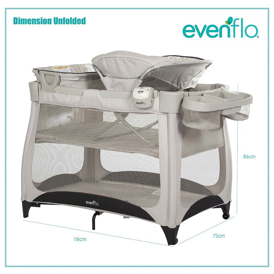 evenflo playpen with bassinet