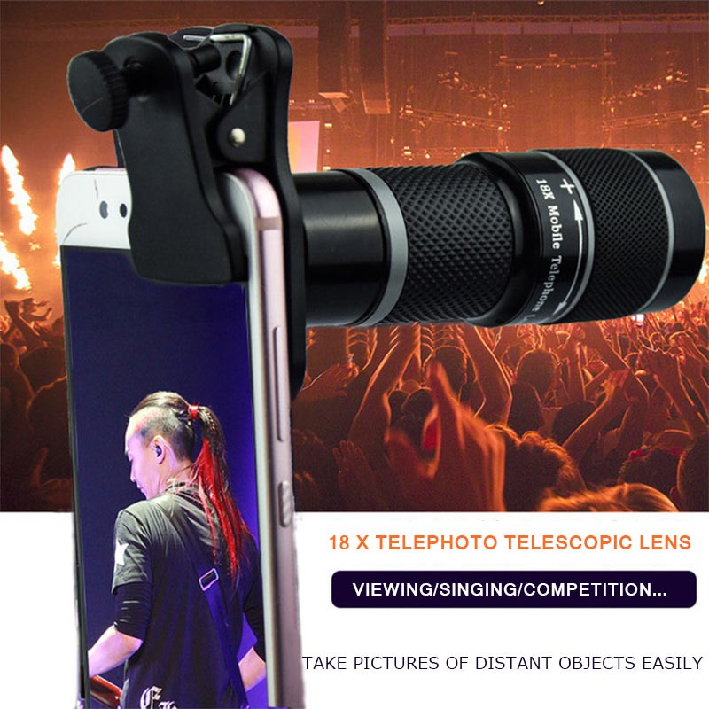 18 x zoom lens for mobile