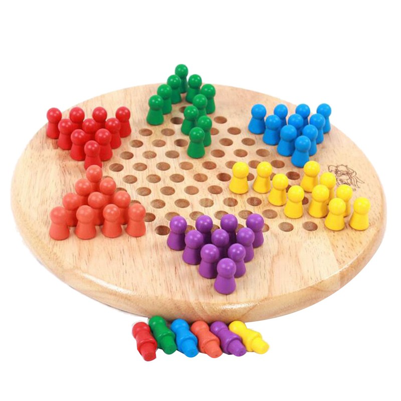 wooden chinese checkers set