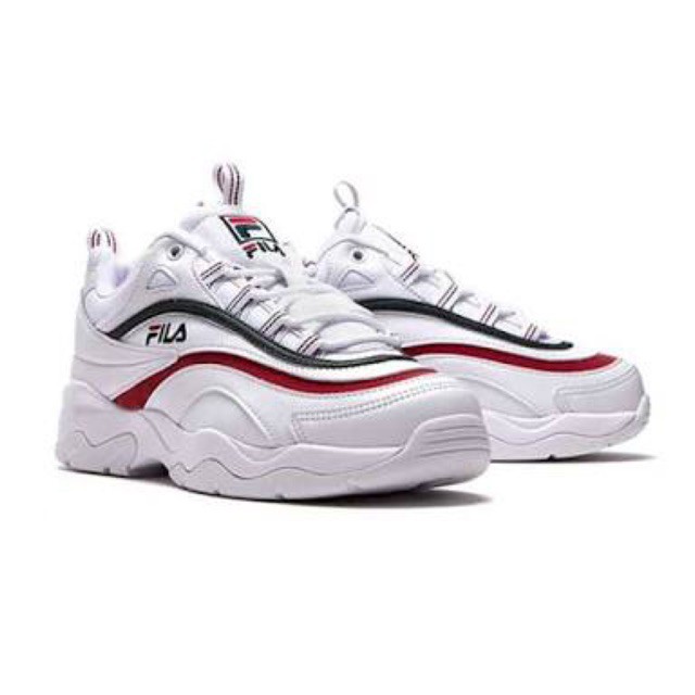 fila shoes green and red