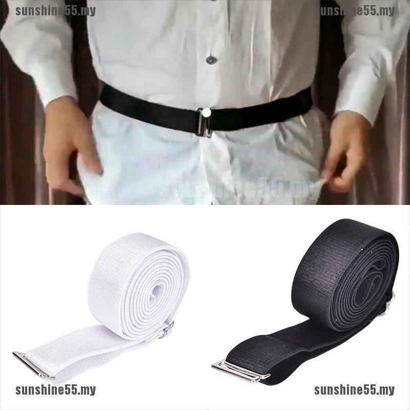 Fashion Shirt Holder Adjustable Shirt Stay Best Tuck It Belt men Shirt Hold up Shopee Malaysia